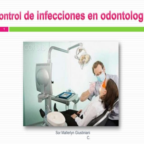 Control de infecciones en odontología
