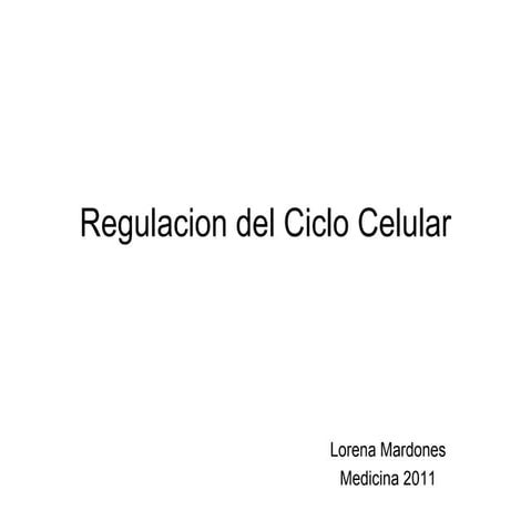 Control del ciclo celular