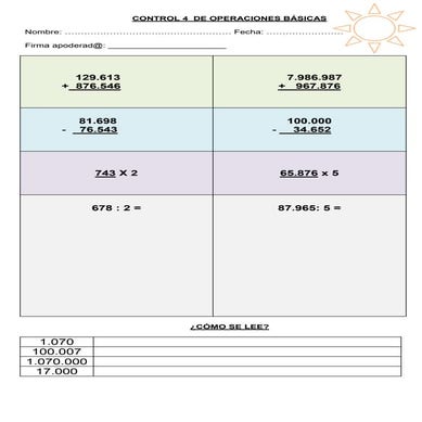 CONTROL DE MATEMÁTICA OPERACIONES BÁSICAS 4.docx