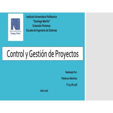 Control de proyecto