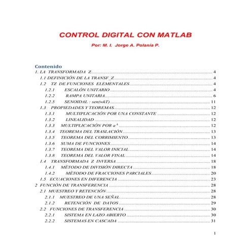 Control digital con matlab