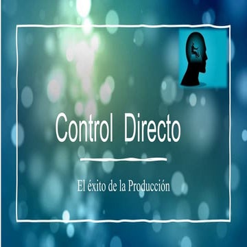 Control directo | PPTX | Business and Finance