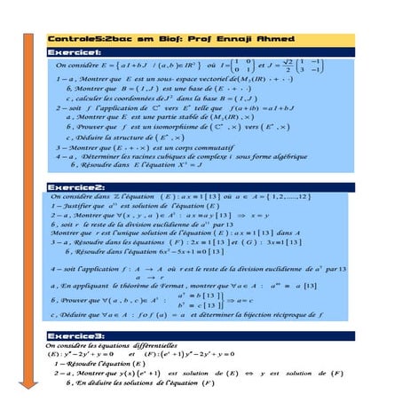 Controle5 | PDF | Homework and Study | Education