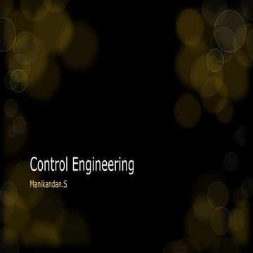 Control engineering | PPTX