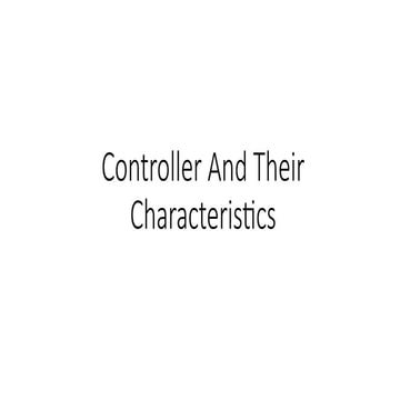 controller and their Characteristics.pptx