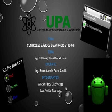 Controles basicos de android studio | PPTX