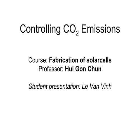Controling Co2