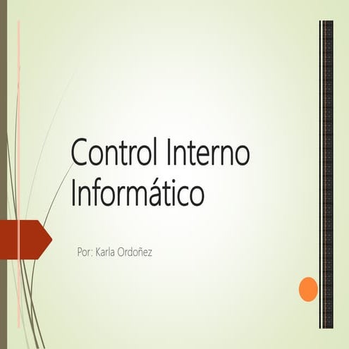 Control interno informatico (1) | PPTX