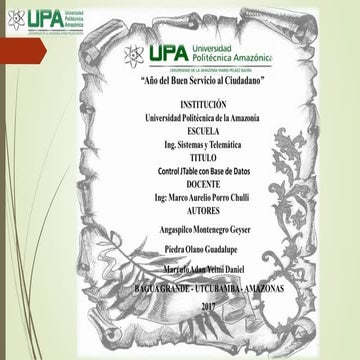 Control jTable con Base de Datos