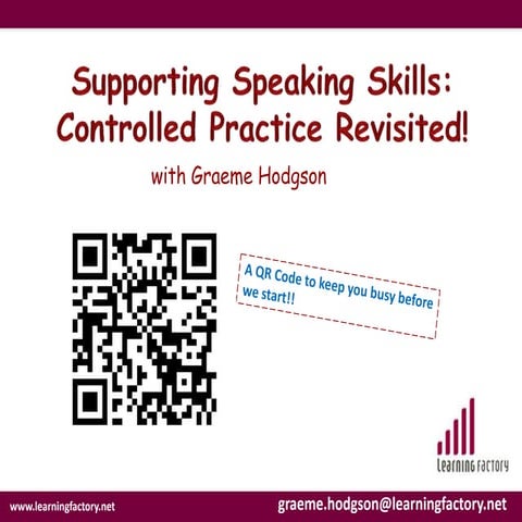 Controlled practice bt 2012