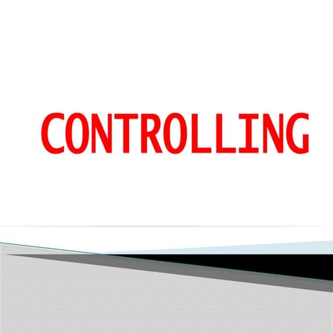 CONTROLLING on organizational behavior.pptx