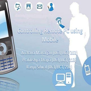 Controlling remote pc using mobile
