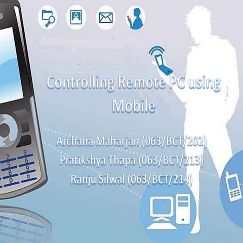 Controlling remote pc using mobile