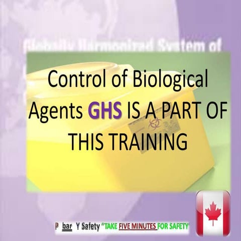 Biological hazards - in healthcare unit | PPTX