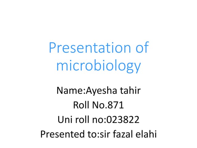 Control of micro organisms by radiation and how radiations are lethal to micr...