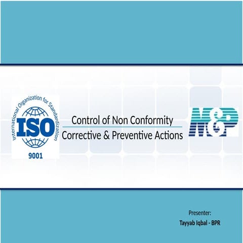 Control of Non Con4235y62456y24f CAPA.pptx