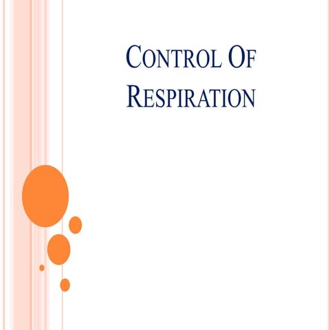 Control of respiration