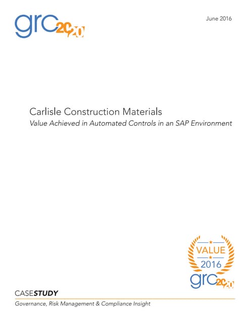 CyberGRX TPCRM Case Study - ComplySci | PPTX | Business | Business and ...