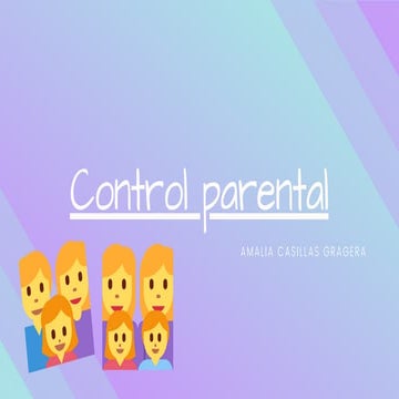 Control parental en canva | PDF