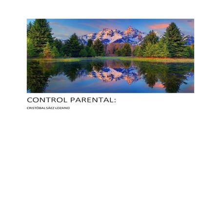 Control parental en canva | PDF