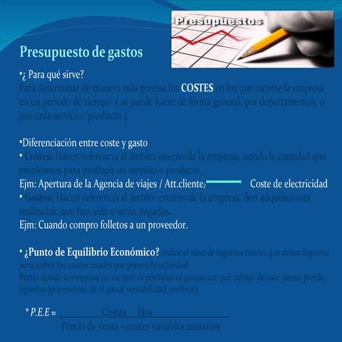 Control presupuestario