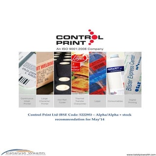 Control Print Ltd (BSE Code 522295)...