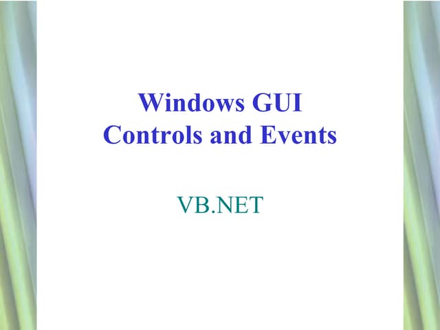Controls