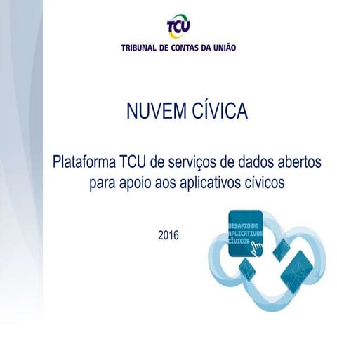 Control social 2016 - la visión del Tribunal de Cuentas de la Unión - 1