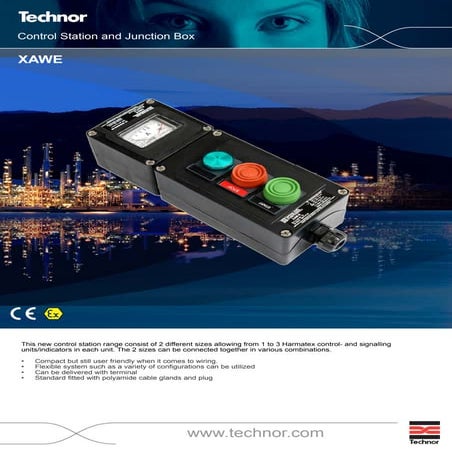 Control Stations - Hazardous Area - Technor XAWE