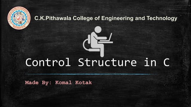 Control structure C++