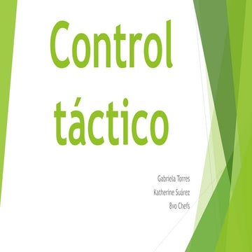 Control táctico | PPTX