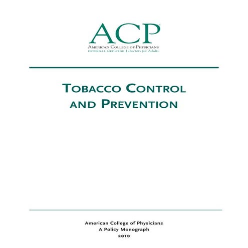 Control tobacco