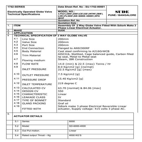 Control valve | PDF
