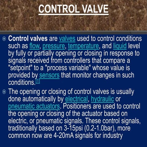 Control valve