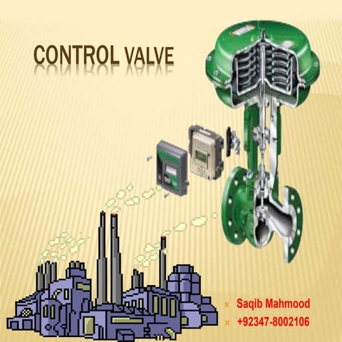 Control valve Working and Types with Parts. Terms use in Control Valve