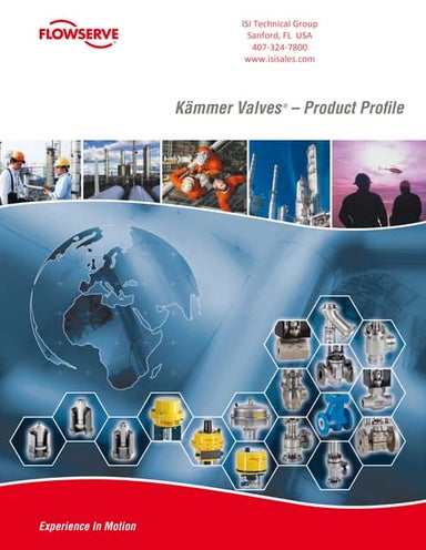 Kammer Valve Product Overview - Control Valves