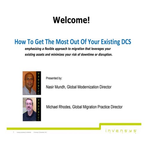 How to get the most out of your existing DCS