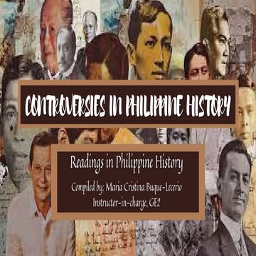 Controversies in philippine history