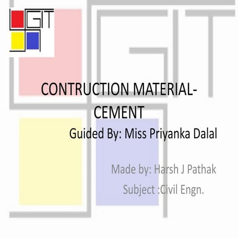 Contruction material cement