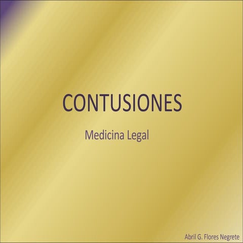 Contusiones