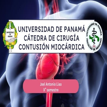 Contusion miocárdica | PDF