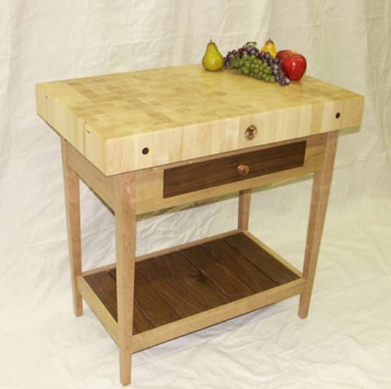 Shaker Style butcher block table | PDF