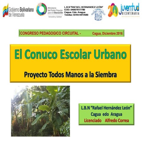 Conuco escolares diciembre 2016 | PDF