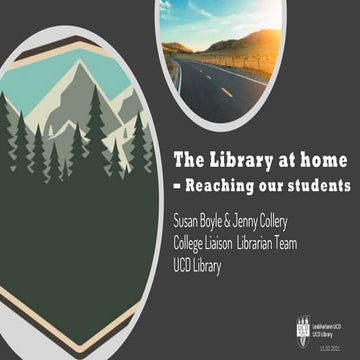 CONUL T&L 2021 The library at home (Susan Boyle Jenny Collery)