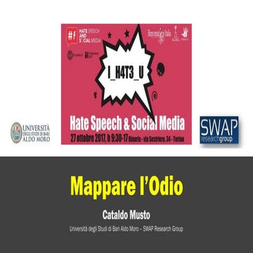 Mappare l'Odio - Hate Speech & Social Media