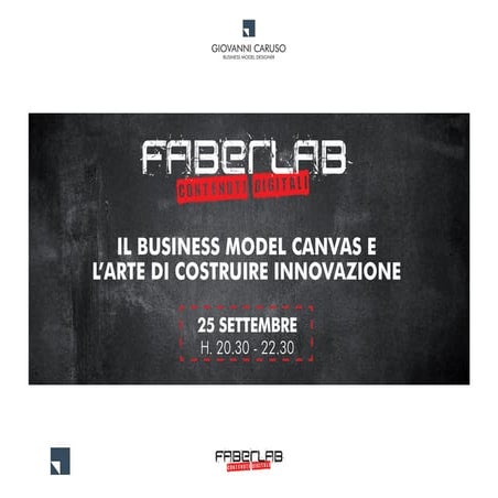 FaberLab: Business Model Canvas e l'Arte di Innovare