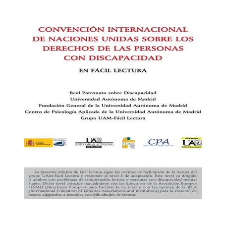 Convencion sobre los Derechos de las Personas con Discapacidad | PDF