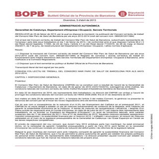 Conveni collectiu  consorci mar par...