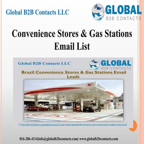 Convenience stores &amp; gas stations email list