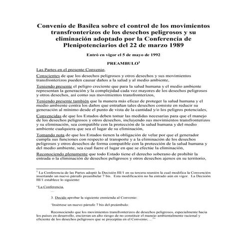 Convenio de basilea 1